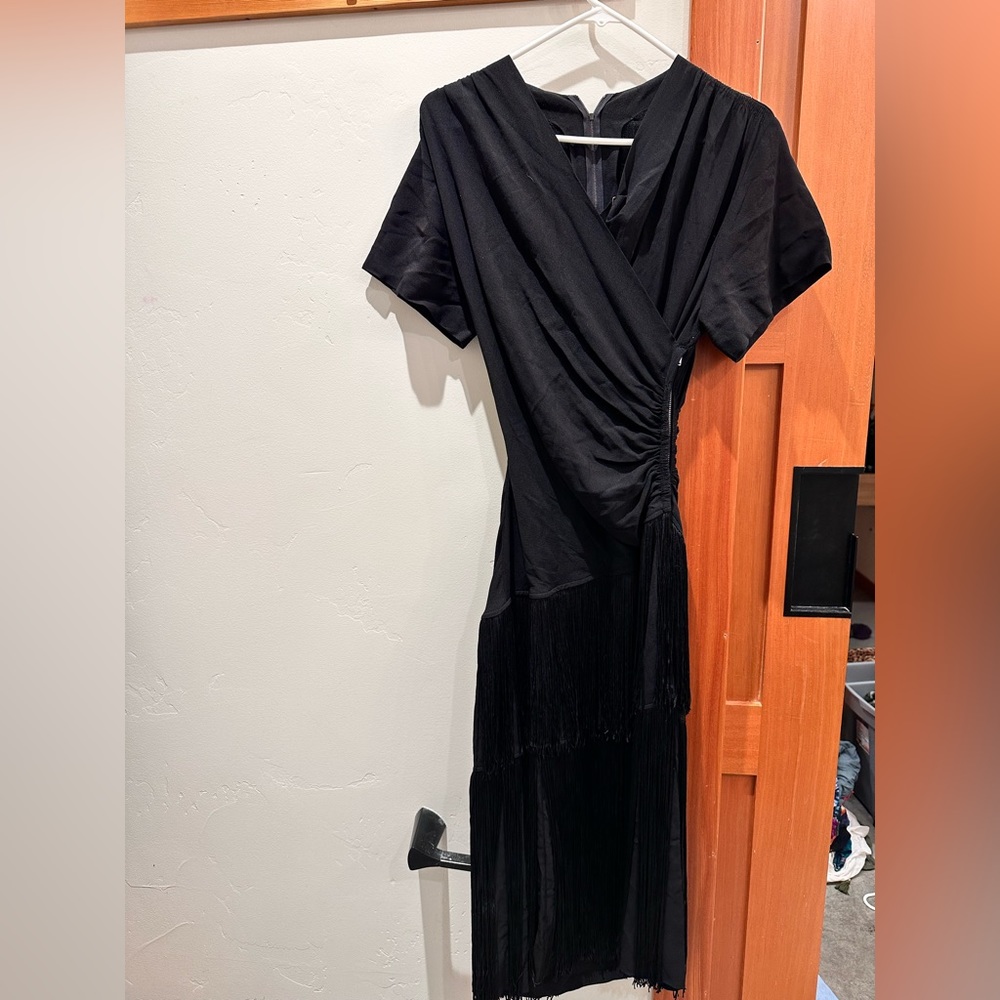 Long Fringe Vintage Dress